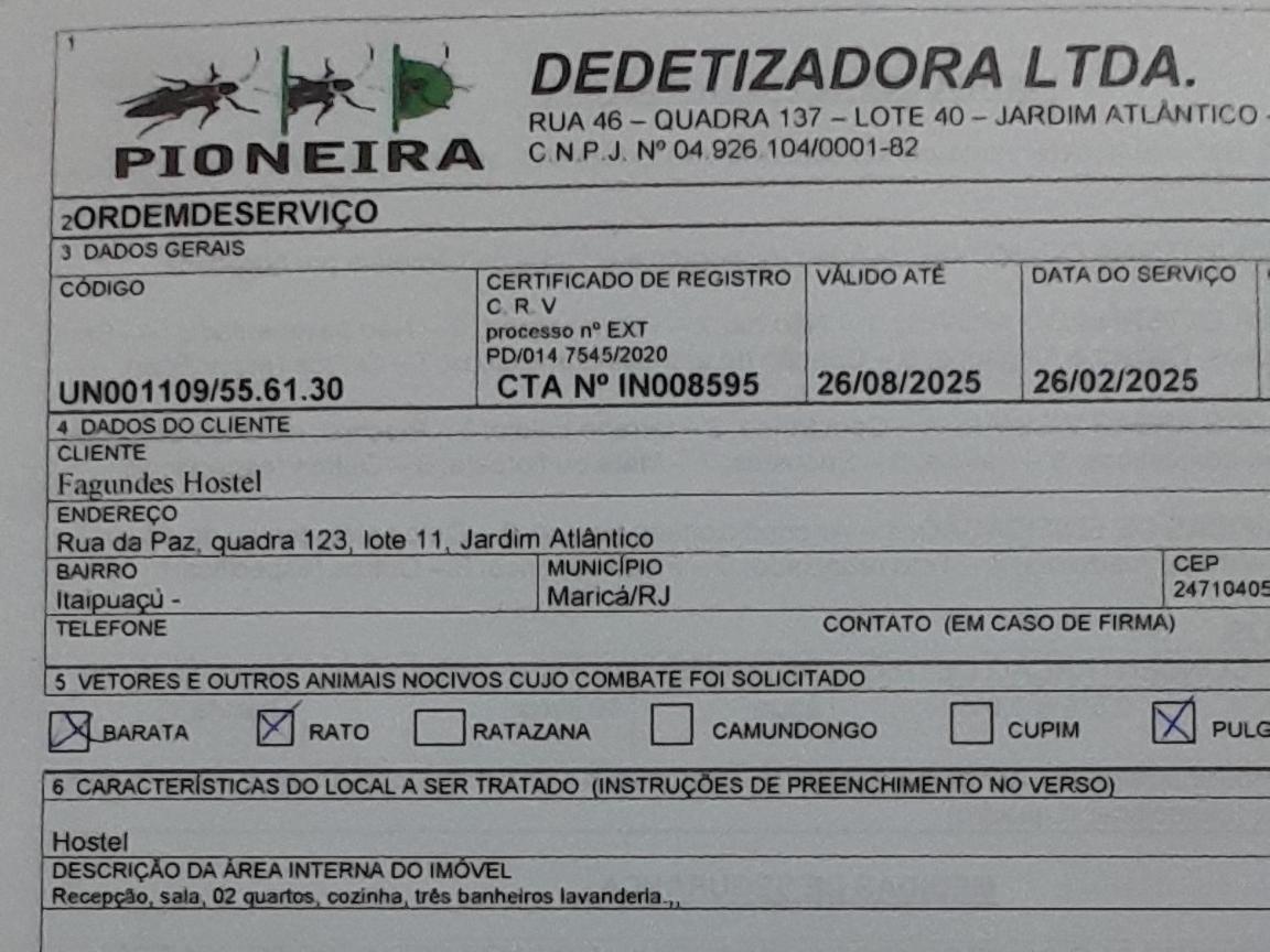 Hostel Em Itaipuacu Proximo A Praia E Terminal Da Rua 01 Maricá 외부 사진